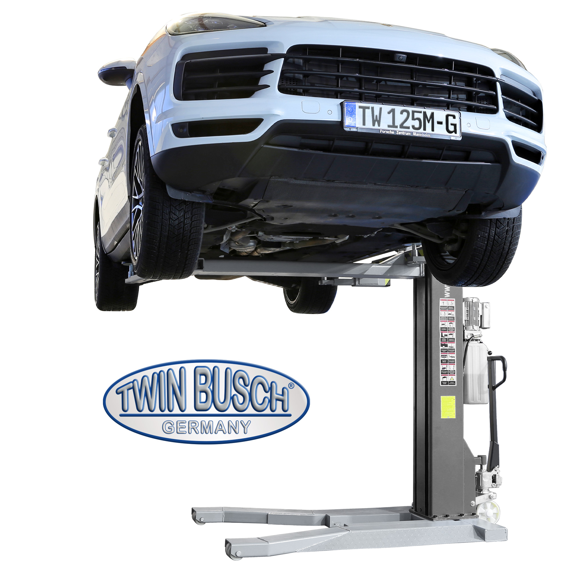 TW125M-230-G: 1-koloms hefbrug - 2,5 T - mobiel - GREY-Line - Afbeelding 15