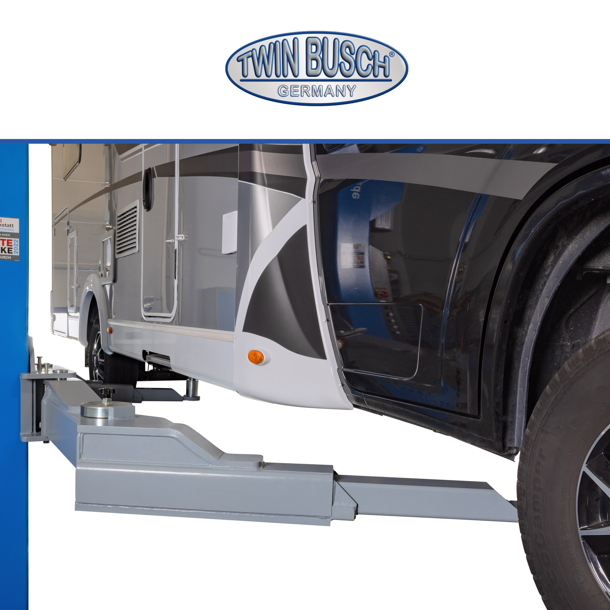 TW280W-400: 2-koloms hefbrug Heavy-Line | zonder bodemplaat 8.0 T - Afbeelding 13