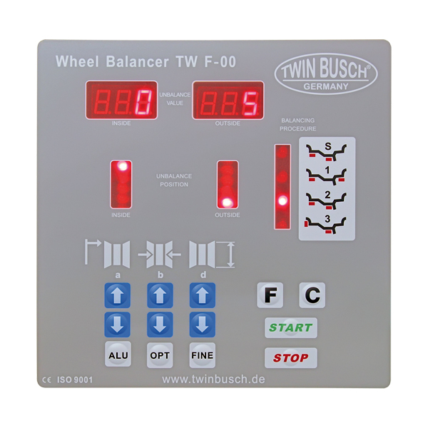 Wielbalanceermachine Twin Busch TWF-00 – Automatisch – VL & lichte bedrijfswagens - Afbeelding 3