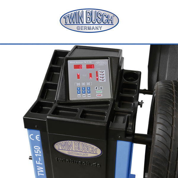 Wielbalanceermachine Twin Busch TWF-150 – semi-automatisch – VL & lichte bedrijfswagens - Afbeelding 2