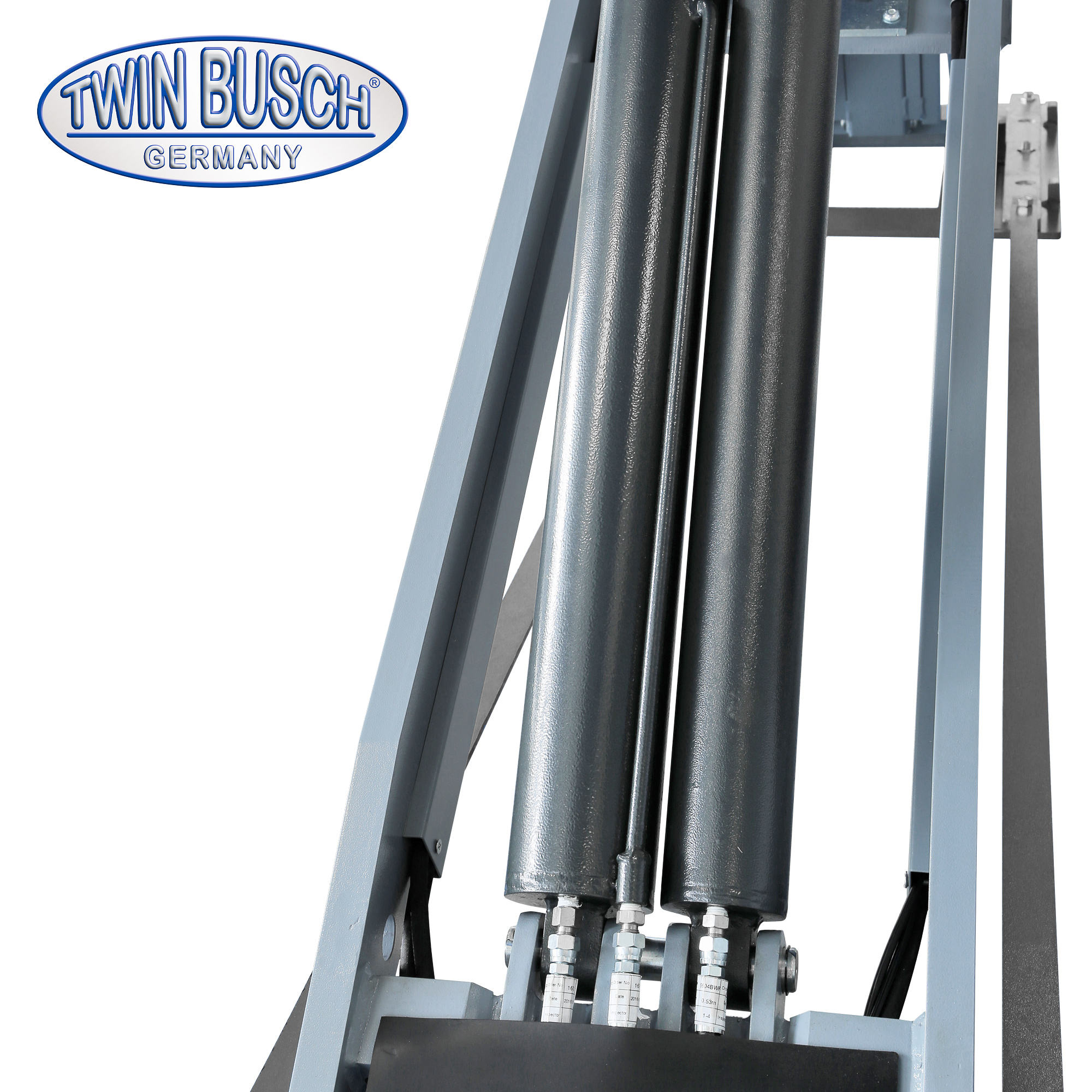 TWSA-40-400-G: schaarhefbrug met geïntegreerde hulpheffer 4,0 T - opbouw - GREY-Line - Afbeelding 3
