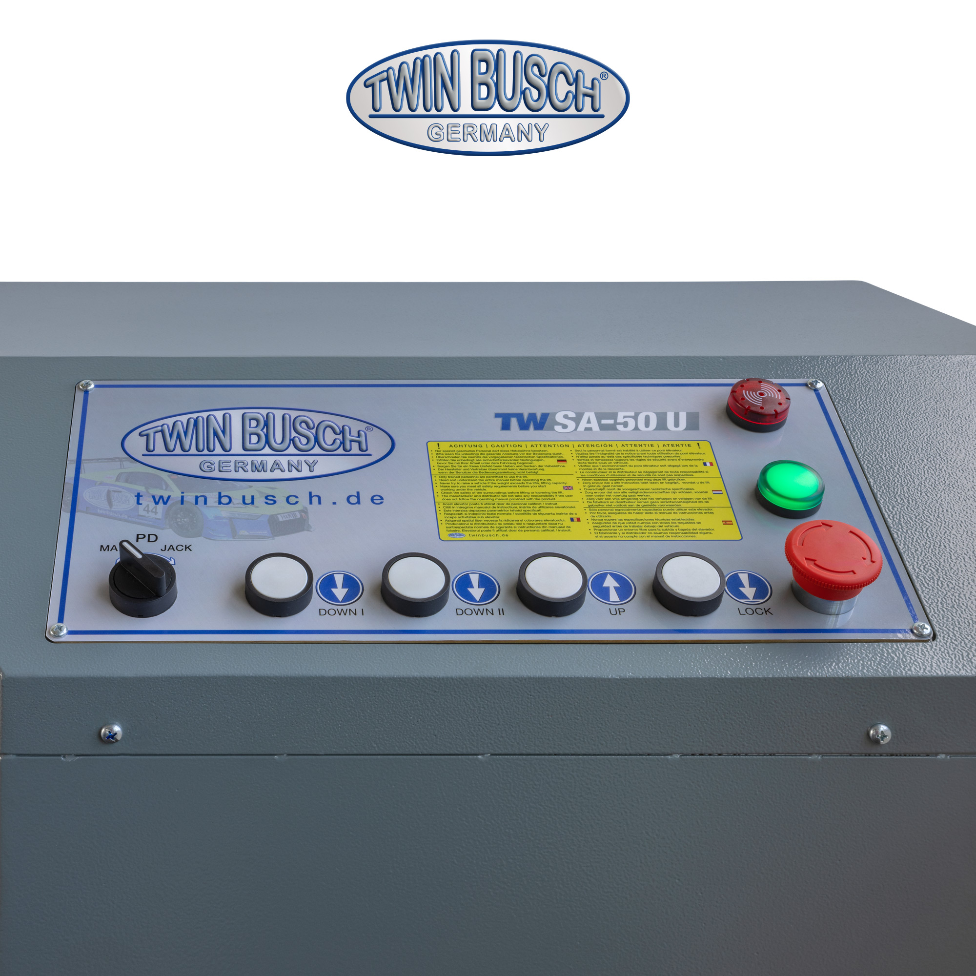 TWSA-50U-400-G: schaarhefbrug met geïntegreerde hulpheffer 5.0 t – TWSA-50U-G - GREY-Line - Afbeelding 15