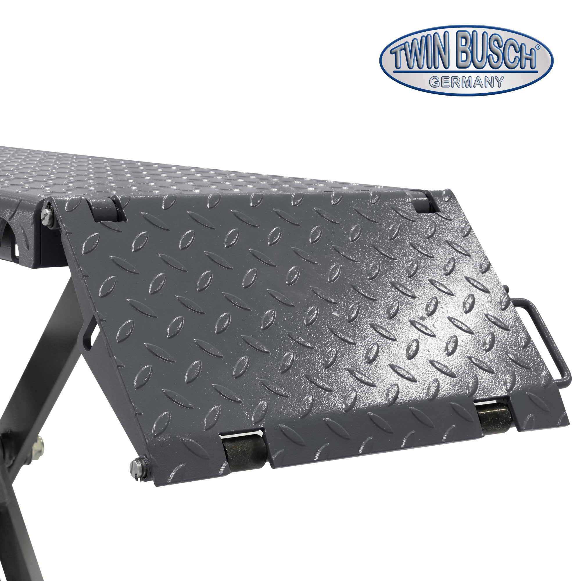 Schaarhefbrug Twin Busch TWS35-10E-G – 3,5 T – Hefhoogte 1 m – Grey-Line - Afbeelding 9