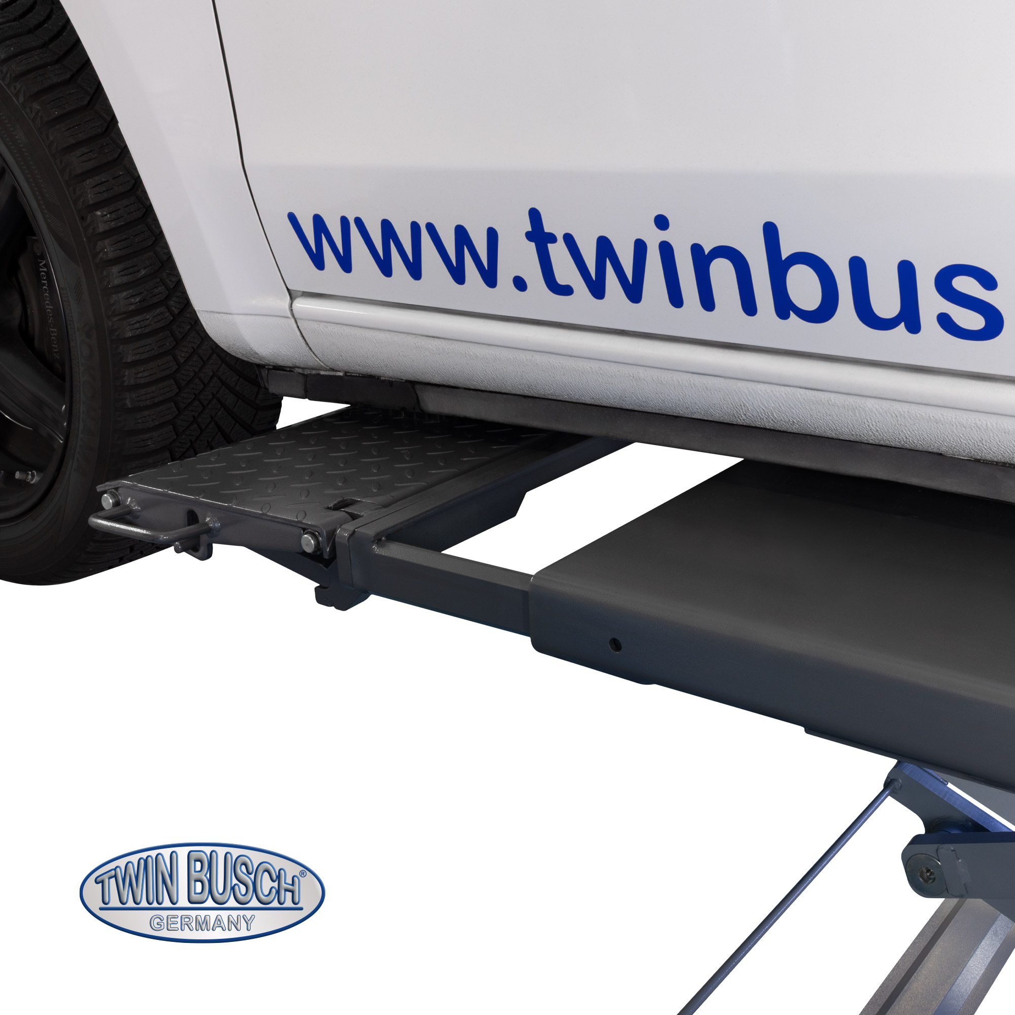 Schaarhefbrug Twin Busch TWS35-20E-G – 3,5 T – Hefhoogte 2 m – Grey-Line - Afbeelding 6